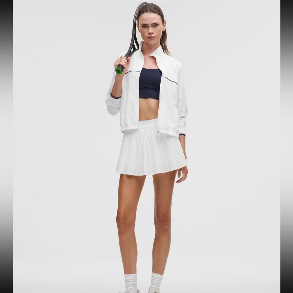 Lululemon Varsity High-Rise Pleated Tennis Skirt White Women's Skirt